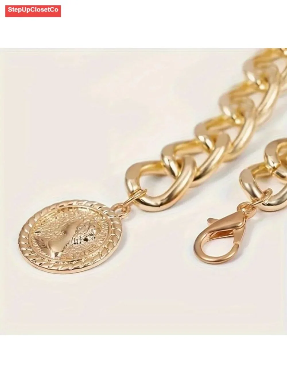 Metal Chain Belt for Women, Adjustable Waist Belt for Dresses Pants